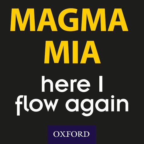 'Magma Mia, here I flow again' Geography puns, geology puns Geology Quotes, Geography Jokes, Geography Puns, Rock Jokes, Geology Puns, Geology Art, Geology Shirt, Geography Classroom, Geology Humor