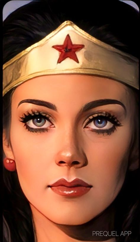 Wonder Woman 1970's, Multiverse Images, Woman With Bangs, Wonder Woman Fan Art, Wonder Woman Artwork, Linda Carter, Wonder Woman Art, Superhero Villains, Marvel Venom