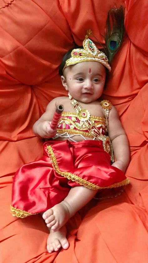 Newborn Krishna Photoshoot, Krishna Jayanthi Baby Photoshoot, Newborn Krishna, Krishna Theme Baby Photoshoot, Baby Krishna Photoshoot, Krishna Costume, Krishna Photoshoot, Summer Baby Photos, Soulmate Stories