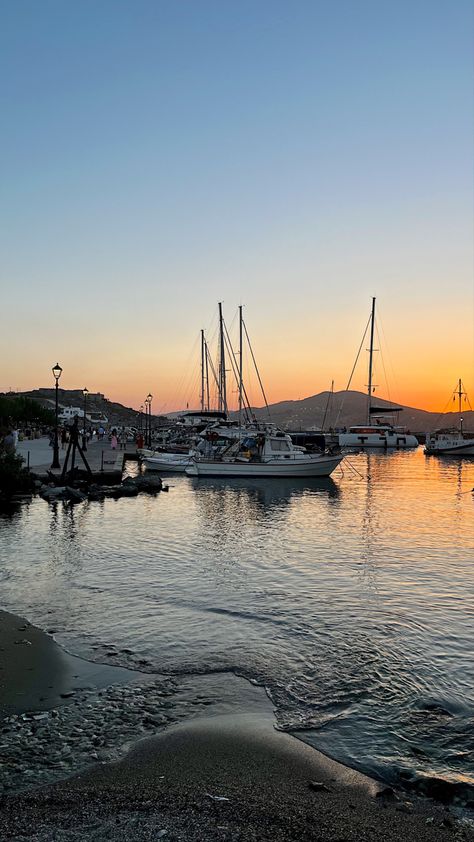 Naoussa #greekislands #cyclades #paros #summer #travel #landscape #aegeansea #vacation #greece #blue #naoussa #sunset Paros Naoussa, Naoussa Paros, Greece Blue, Vacation Greece, Paros Island, Greece Trip, Paros Greece, Stay Forever, Ig Account