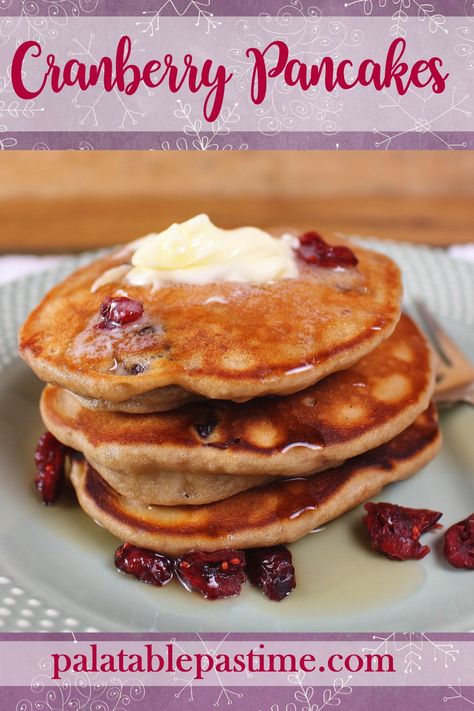 Cranberry Pancakes, Fruity Breakfast, Breakfast Casserole French Toast, Cranberry Jelly, Jellied Cranberry Sauce, Leftover Thanksgiving, Leftover Cranberry Sauce, Cranberry Recipes, Delicious Breakfast Recipes