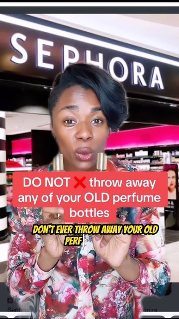 Sarah Adekola - Finance & Travel | Presenter | Entrepreneur on Instagram: "MILLENNIAL WEALTH EXPLAINS: Save money on perfume refills! Some people are selling their old perfume bottles on eBay, Depop, postmark etc and others are buying them for a fraction of the price and get discounted refills in store! 😱 #savemoney #perfume #cologne #money #personalfinance #moneysavingtips #lifehack" What To Do With Old Perfume Bottles, Broken Mirror Diy, Old Perfume Bottles, Refillable Perfume Bottle, Broken Mirror, Travel Bottles, Money Saving Tips, Some People, Old Money