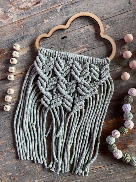 Macrame nursery decor Macrame Cloud, Twine Macrame, Macrame Nursery Decor, Cloud Wall Hanging, Macrame Nursery, Stars Nursery Decor, Macrame Baby, Nursery Decor Wall, Cloud Wall