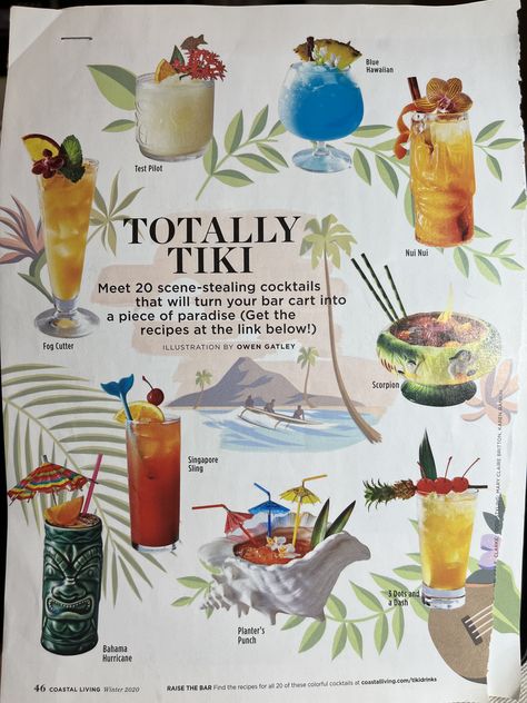 Hawiian Party, Hawaiian Drinks, Planters Punch, Mocktail Bar, Tropical Theme Party, Tropical Bachelorette, Aloha Party, Cocktail Illustration, Drink Garnishing