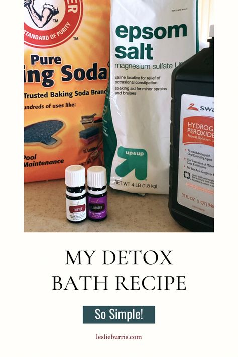 Detox bath essential oils Epsom salt healthy living Detox Bath For Colds, Natural Body Detox, Bath Detox, Soda Brands, Detox Bath, Cold Symptoms, Body Ache, How To Double A Recipe, Body Detox