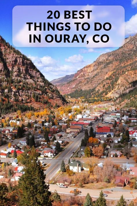 Discover the 20 best things to do in Ouray, CO. Including Yankee Boy Basin, Ouray Hot Springs, Wright Opera House, Ouray County Museum and more. Ouray Colorado, Cascade Falls, Southwest Colorado, Colorado Vacation, Vacation Tops, Ice Climbing, Colorado Travel, Top Travel Destinations, The 8