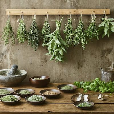 The Herb Gardener: The Ultimate Herb Conversion List Herbs Drying In Kitchen, Herb Wall Kitchen, Drying Herbs Hanging, Herbs Cooking, Food Drying, Drying Fresh Herbs, Preserving Herbs, Herb Wall, Medical Herbs