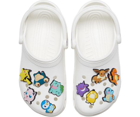 Pokemon 10 Pack Jibbitz™ charms - Crocs Cool Crocs, Harry Potter Kids, Halloween Shoes, Crocs Jibbitz, Mickey Mouse Halloween, Mickey Halloween, Sneaker Sale, Crocs Classic Clogs, Kung Fu Panda