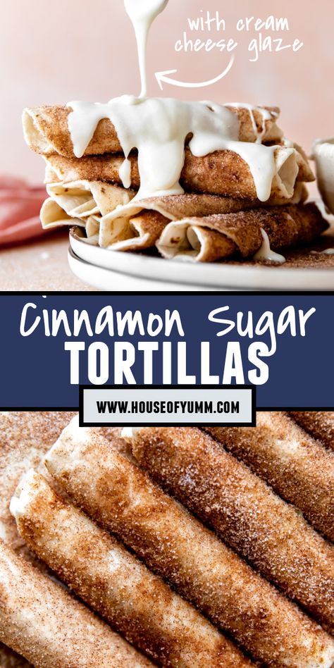 Things To Make With A Tortilla, Dessert Using Tortillas, Desserts With Flour Tortillas, Sweet Mexican Breakfast Ideas, Desserts With Tortillas Easy, Tortilla Dessert Easy, Recipes With Small Tortillas, Easy Mexican Food Recipes Appetizers, Cinnamon Tortilla Dessert