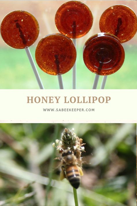 Honey For Allergies, Cough Mixture, Lollipops Diy, Honey Remedies, Honey Stirrer, Honey Pops, Lollipop Recipe, Honey Drink, Cassia Cinnamon