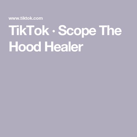 TikTok · Scope The Hood Healer Hood Healer, Natural Antibiotic, Natural Antibiotics, Pain Relief, The Original, Coding