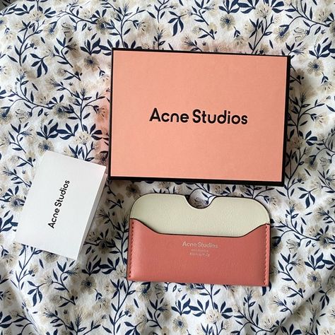 NWOT • acne studios card holder Studio Cards, The Box, Acne Studios, Card Holder, Acne, Handbags, Clothes Design, Design