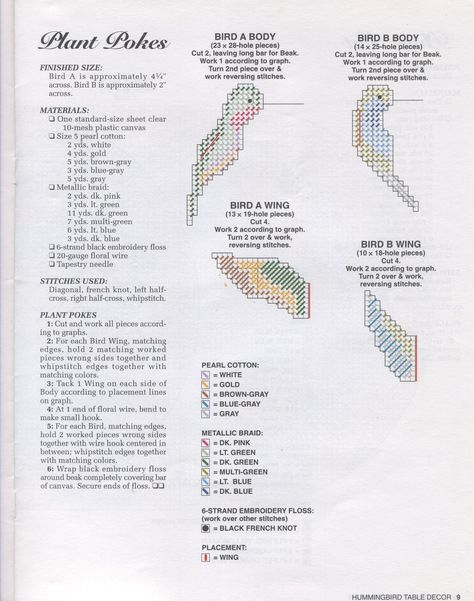 Hummingbird Table Decor 06/16 Beaded Hummingbird Tutorial, Seed Bead Hummingbird Pattern, Beaded Hummingbird Pattern Free, Hummingbird Bath, Plant Pokes, Beaded Hummingbird, Beaded Animals Tutorial, Beaded Ornaments Diy, Beaded Flowers Patterns