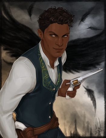 Jesper Fahey | The Grishaverse | FANDOM powered by Wikia Soc Fanart, Eleanor E Park, Crows Fanart, Drawing Training, Jesper Fahey, Six Of Crows Characters, Book Fanart, Crooked Kingdom, The Grisha Trilogy