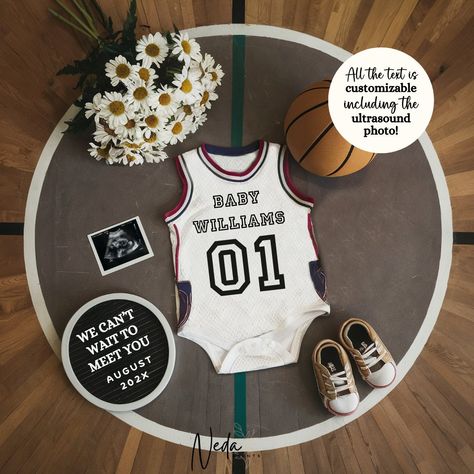 EDITABLE Basketball Pregnancy Announcement Digital, Baby announcement, Pregnancy Reveal, Customizable Maternity Announcement, Download, 0219 Maternity Announcement, Digital Baby Announcement, Baby News, Announcement Pregnancy, Pregnancy Reveal, Pregnancy Reveals, Wedding Basket, Pregnancy Announcement, Digital Invitations