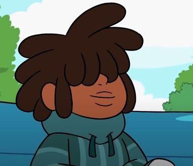 Omar Craig Of The Creek, Cartoon Hairstyles, Black Face Claims, Creek Forest, Green Poncho, Brown Characters, Craig Of The Creek, Adopted Children, Black Anime Guy