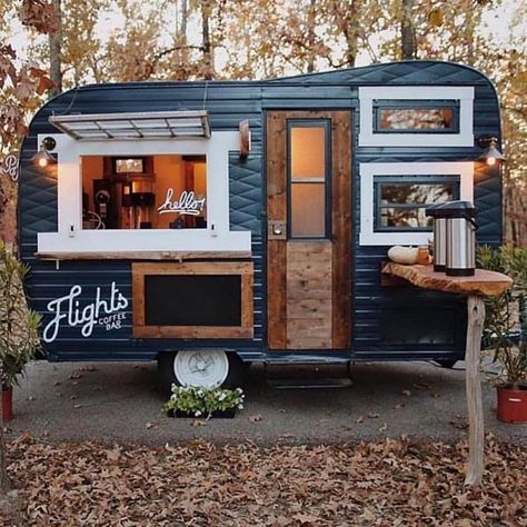 Coffee Van Goals | 👥 TAG a Friend that will Love this! 👇 #alternativebrewing 📷by @cornysfinest #blackcoffee#aeropress #pourover #chemex… Foodtrucks Ideas, Coffee Food Truck, Mobile Coffee Shop, Coffee Trailer, Coffee Van, Caravan Makeover, Food Truck Business, Coffee Truck, Coffee Stands