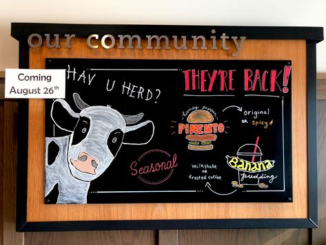 I did this for our community board in Port St Lucie Fall Chalkboard Art, Frosted Coffee, Fall Chalkboard, Port St Lucie, Chalkboard Lettering, Chalkboard Ideas, Chalkboard Designs, Community Boards, Chalkboard Art