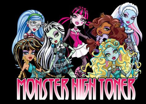 The Ghoul Squad Poster (Cleo, Ghoulia, Clawdeen, Frankie, Draculaura, Lagoona and Abbey) The Ghoul, Lagoona Blue, Cute Headers, Computer Wallpaper, Monster High, Comic Book Cover, Computer, Quick Saves, Art