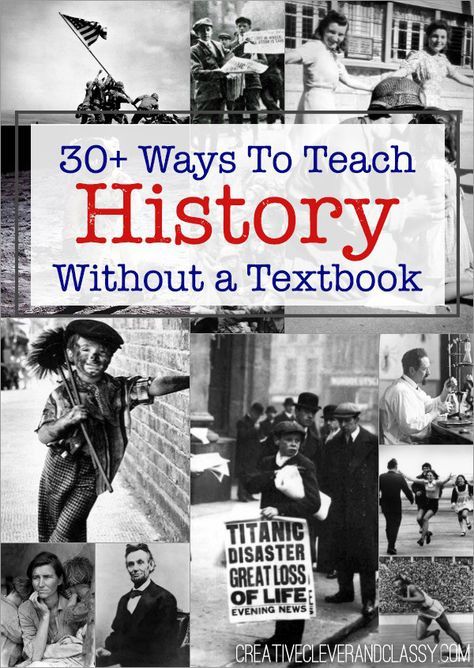 History should never be boring! Teach hands-on history with these ideas. Here are 30+ ways to teach history without a textbook. Elementary History, Teaching Us History, Social Studies Education, Middle School History, 6th Grade Social Studies, Homeschool Social Studies, High School History, History Curriculum, Social Studies Classroom