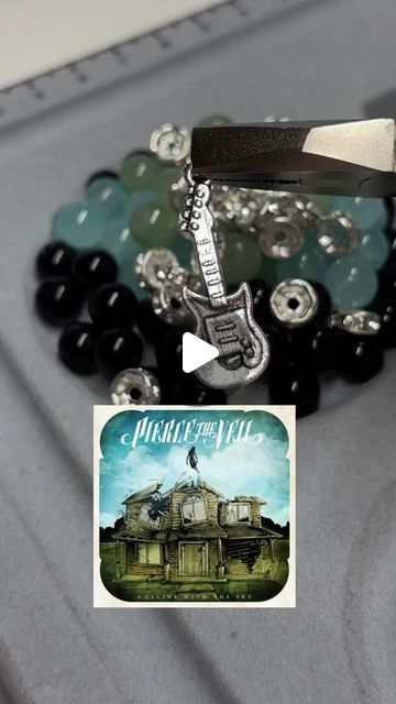 𝗹 𝗹 𝘂 𝘃 𝗶 𝗮 𝗷 𝗲 𝘄 𝗲 𝗹 𝘀 on Instagram: "Collide with the sky bracelets!! 🩵 now available as a set and separately :) @piercetheveil @piercethevic @ptvjaime @tonyperry 🖤  • • • • • • • #piercetheveil #ptv #vicfuentes #piercetheveiledit #collidewiththesky #matchingbracelets #band #lluviajewels #braceletlovers #viral  #handmadejewelry #smallbusiness #explorepage  #explorer #beadedbracelets #shopsmall" Ptv Bracelet, Collide With The Sky, Pierce The Veil, Matching Bracelets, A J, May 11, Small Shop, The Sky, Handmade Jewelry