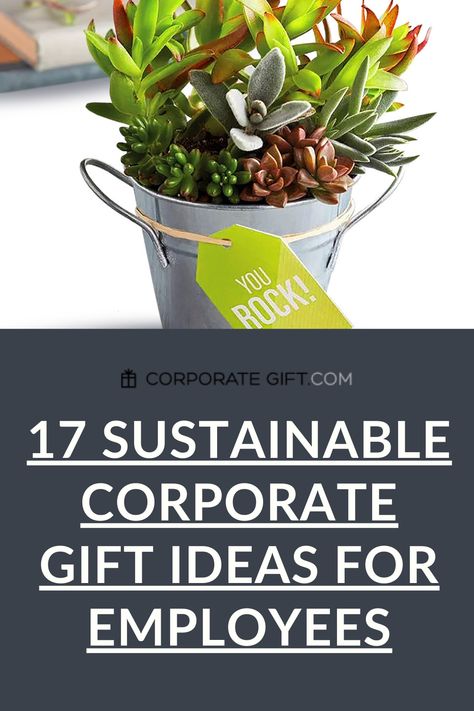 17 Sustainable Corporate Gift Ideas for Employees Environmental Services Week Gift Ideas, Gift Ideas For Employees, Corporate Gift Ideas, Company Gifts, Environment Day, Employee Gifts, Corporate Business, The Environment, Corporate Gifts