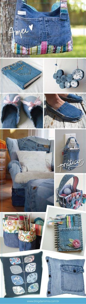 Upcycle Gifts, Återvinna Jeans, Jean Diy, Tas Denim, Sacs Tote Bags, Diy Jeans, Blue Jeans Crafts, Denim Projects, Sew Ins