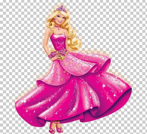 Barbie Princess Charm School, Barbie Png, Film Png, Ken Barbie Doll, Barbie Silhouette, Princess Charm School, Barbie Books, Barbie Drawing, Princess Charming