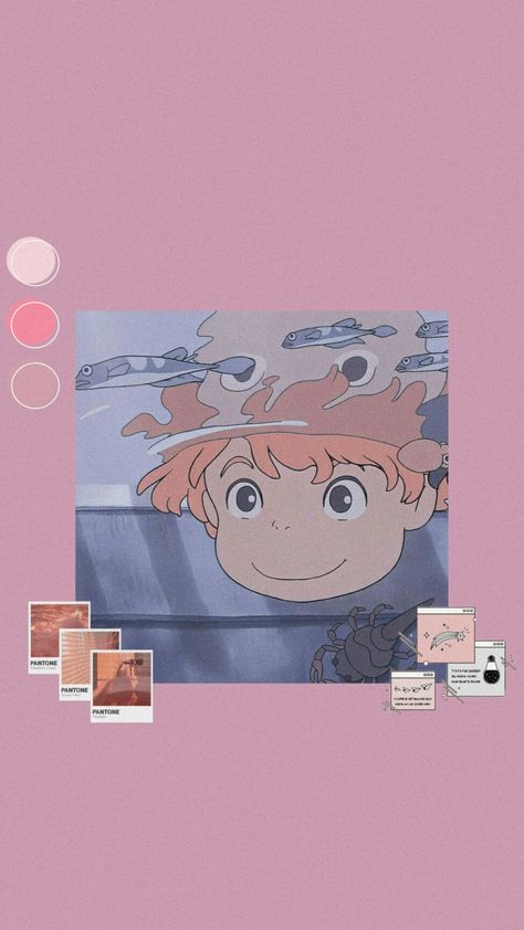 matching wallpaper for couples, bestfriend, pink wallpaper, blue wallpaper, pink aesthetic, ponyo aesthetic Matching Wallpaper Ideas For Couples, Ponyo Lockscreen Aesthetic, Ponyo Matching Wallpaper, Ghibli Matching Wallpaper, Studio Ghibli Matching Wallpaper, Matching Wallapers Aesthetics, Wallpaper For Couples, Ponyo Aesthetic, Pink Scheme