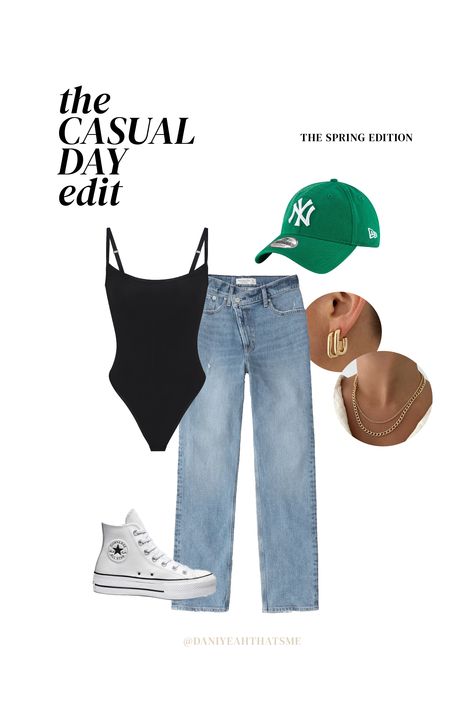 Day Off Outfit Casual, Cool Weather Spring Outfits 2024, Hot Spring Day Outfit, Chicago Aesthetic Outfits Summer, Day Out With Friends Outfit, Casual Day Outfit Summer Street Style, Hot Spring Outfits, Late Spring Outfits, Day To Night Outfit Summer