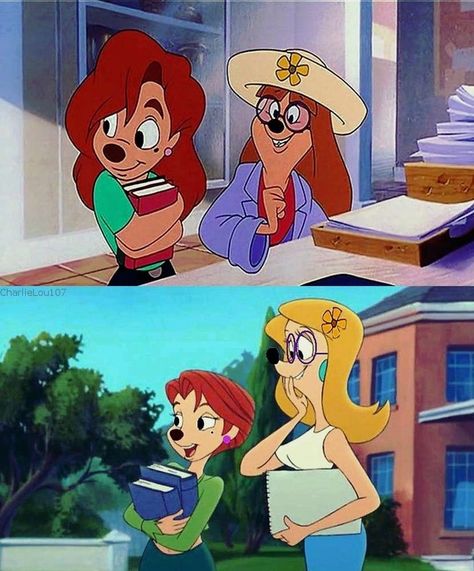 Max And Roxanne, Goof Troop, Disney Crossovers, Moving On Quotes, Goofy Movie, Breaking Up, Pinturas Disney, Cartoon Crossovers, Mickey Mouse And Friends