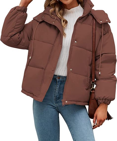 Puffer Jacket Oversized, Teen Jackets, Puffer Coat With Hood, Winter Puffer Coat, Heavy Sweaters, Hooded Puffer Jacket, Puffy Coat, Puffer Jacket Women, Oversized Long Sleeve