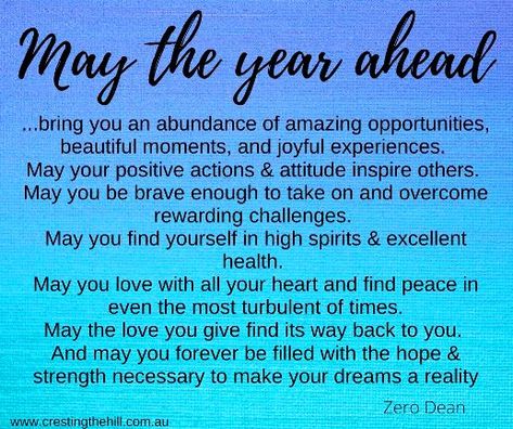 may the year ahead bring you an amazing abundance of new opportunities #lifequote May The New Year Bring You Quotes, May This Year Bring You Quotes, Happy New Year Quotes Wishes Inspiration, New Year New Beginning, New Year Wishes Messages, New Year Wishes Quotes, 3 Wishes, Happy New Year Message, Start Living Life