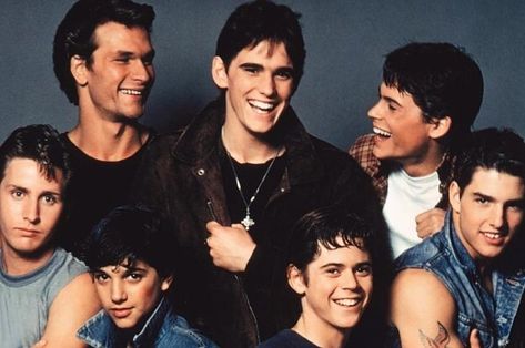 The Definitive Hotness Ranking Of All The Greasers From "The Outsiders" The Outsiders Imagines, Outsiders Movie, Stay Gold Ponyboy, The Outsiders Cast, The Outsiders Greasers, Dallas Winston, The Outsiders 1983, Emilio Estevez, Rob Lowe