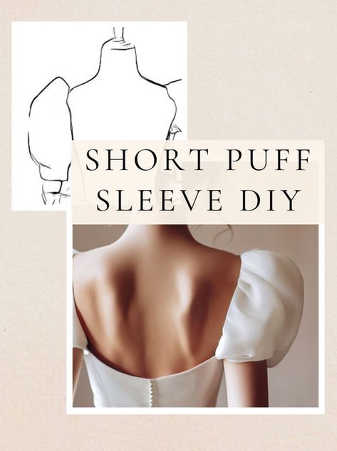 DIY Sewing Patterns for Wedding Veils, Bridal Capes, and Wings – One Blushing Bride Custom Wedding Veils Puffy Arm Sleeves, Detachable Sleeves Pattern, Puffy Sleeve Dress Pattern, How To Make Puff Sleeves, Puffy Sleeves Pattern, Puffy Sleeve Pattern, Wedding Sleeves, Puff Sleeve Pattern, Diy Sewing Tutorials