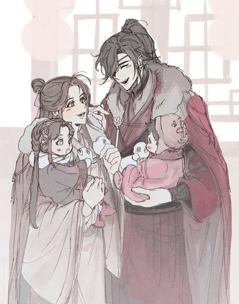 Tgcf Twitter, Xie Lian X Hua Cheng, The Ancient Magus Bride, Hua Cheng, Violet Evergarden, Anime Family, Manga Love, Anime Couples Manga, Heaven's Official Blessing