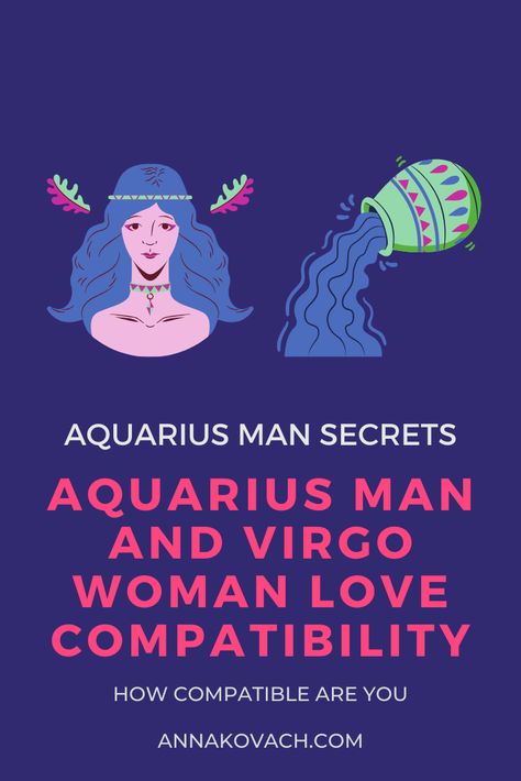 This is a relationship that may look better on paper than it does in practice. Virgo is the Healer, and Aquarius is the Visionary, so they are both intents on bringing compassionate change to the world.  Virgo is an earth sign, which is opposite to Aquarius’ air. They aren’t necessarily fully opposed, but the two elements are not necessarily the best at harmonizing. Keep reading and find out everything about this love compatibility.  #zodiac #horoscope #love #compatibility #astrology #dating Are Virgos And Aquarius Compatible, Aquarius Virgo Relationship, Aquarius Virgo Compatibility, Aquarius And Virgo Love, Aquarius And Virgo Relationship, Virgo Man Aquarius Woman, Virgo Quotes Facts Women, Virgo Woman Traits, Aquarius Men Relationships