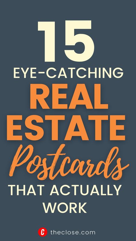 Finding a real estate postcard that works can be a challenge if you don’t know what to look for. Our mailboxes are jammed every day with flyers, ads, and junk mail that we don’t give a second look to, and bad real estate postcards end up in the recycling bin before they make it through the front door. We reviewed the most effective real estate postcards out there and compiled a list of 15 you need in your mailer arsenal. // postcard design // postcard ideas // marketing postcard designs Realtor Postcard Ideas, Real Estate Mailers Postcards, Marketing Mailer Ideas, Real Estate Mailer Ideas, Real Estate Mailers, Real Estate Flyers Ideas, Real Estate Post Cards, Real Estate Agent Flyer, Real Estate Flyer Design