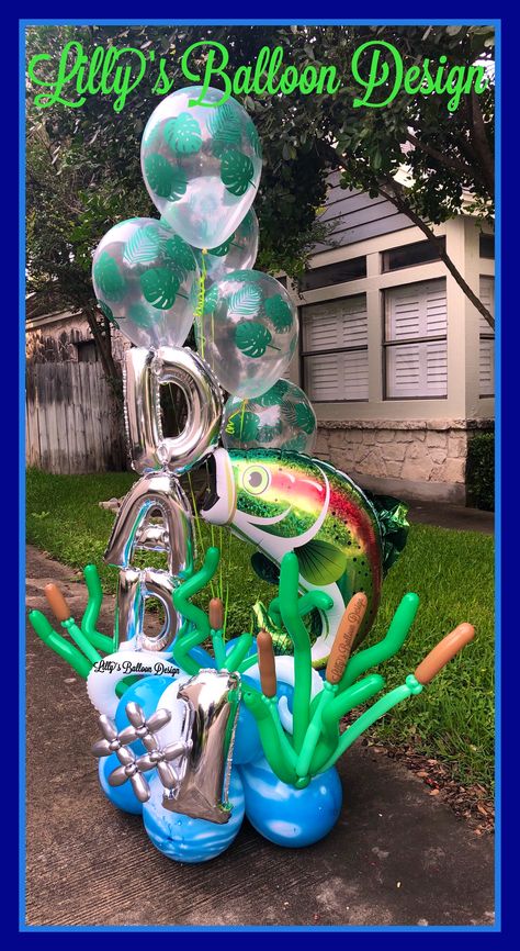 Father’s Day, Dad, Balloons, Father’s Day balloons, fishing, fishing balloons, fishing theme Fishing Balloon Bouquet, Balloon Marquee, Fishing Theme Party, Balloon Bouquet Delivery, Fishing Themed Birthday Party, Bobo Balloons, 100 Birthday, First Birthday Balloons, Fishing Birthday Party