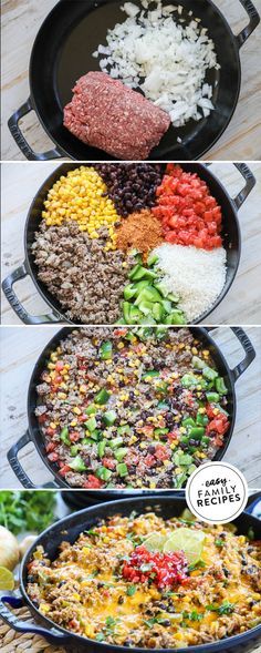 Mexican Ground Beef, Ground Beef And Rice, Healthy Ground Beef, Ground Beef Recipes Healthy, One Skillet, Dinner With Ground Beef, Beef And Rice, Easy Mexican, Ground Beef Recipes Easy