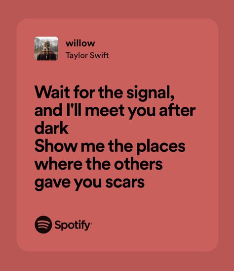 Willow Lyrics Taylor Swift, Willow Lyrics, Willow Taylor Swift, Evermore Lyrics, Swift Lyrics, Taylor Swift Lyrics, Collage Wall, After Dark, Music Lyrics