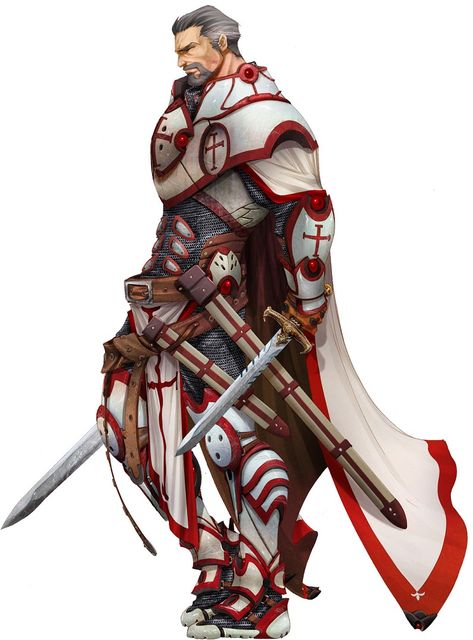 Pathfinder Character, Illustration Fantasy, Heroic Fantasy, Knight Armor, Male Character, Fantasy Armor, Armors, Armor Concept, Fantasy Warrior