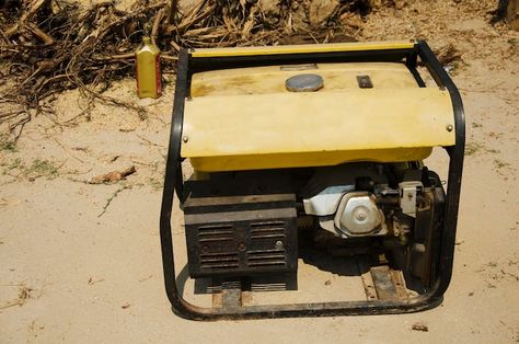 Damaged and old electric generator dynam... | Premium Photo #Freepik #photo #power-station #power-generation #power-generator #electric-generator Electrical Motor, Electric Generator, Portable Generator, Premium Photo, Put On, Electricity, Stock Photos