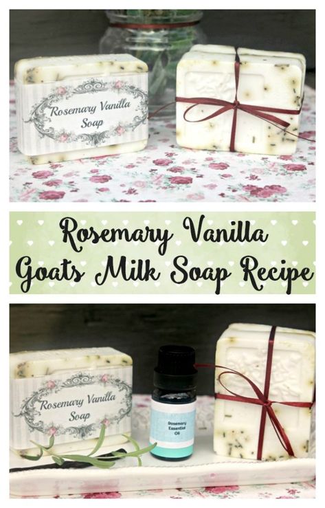 Goats Milk Soap Recipe, Recipe Free Printable, Goat Milk Soap Recipe, Milk Soap Recipe, Goat Milk Recipes, Homemade Skincare, Easy Soap Recipes, Vanilla Soap, Handmade Soap Recipes