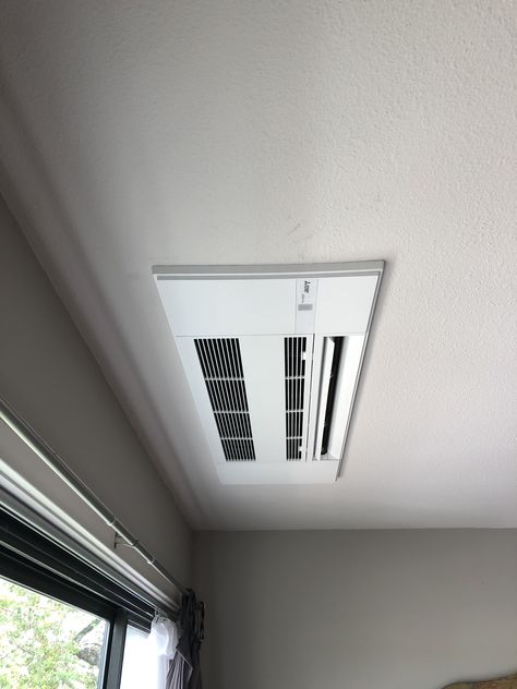 Mini split installation in San Diego. Mini Split Cover Ideas, Tri Level House, Waffle Ceiling, Mini Split Air Conditioner, Old Radiators, Mini Split Ac, Hvac Design, Circle Drive, Sunroom Addition