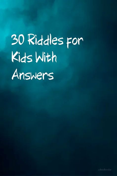 Keep kids curious with 30 riddles for kids with answers that are both fun and easy to solve. Ideal for sparking creativity in children. Easy Riddles For Kids With Answers, Kids Riddles With Answers Funny, Kids Riddles With Answers, Riddles For Kids With Answers, Best Riddles For Kids, Easy Riddles With Answers, Fun Riddles With Answers, Riddles For Kids, Analytical Skills