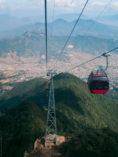 Kathmandu Nepal Aesthetic, Chandragiri Hills, Nepali Art, Nepal Culture, Nepal Kathmandu, Kathmandu Valley, Nepal Travel, Kathmandu Nepal, Cable Car