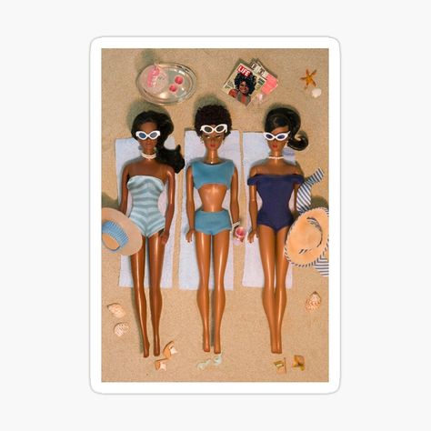 "Vintage Black Barbie and Friends" Poster for Sale by smiThgOthern | Redbubble Black Barbie Poster, Friends Poster, Black Barbie, Buy Vintage, Sale Poster, Vintage Black, Black