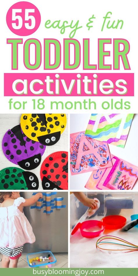 12m Old Activities, Activities For 16 Month Old Toddlers, Activities For 17 Month Old, 17 Month Old Activities, Finger Painting Crafts, Table Top Activities For Preschoolers, Activities For 12-18month Olds, Toddler Activities Under 2, Sensory Activities For Toddlers