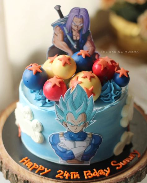 Bringing the world of Dragon Ball Z to life with this epic cake! 🎂💥 Celebrating Sunny's 24th with his favorite characters. Who’s ready to gather the Dragon Balls? #HomeBakerPower #DragonBallZCake #BirthdayVibes Vegeta Cake Dragon Ball, Dragonball Z Cake, Dragon Balls, Dragon Ball Z, Dragon Ball, Favorite Character, Cake, Birthday